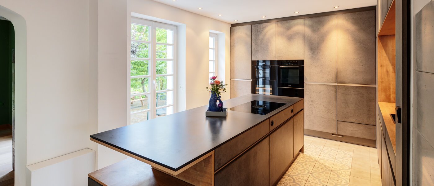 maison individuelle München Obermenzing 02 cuisine 14582