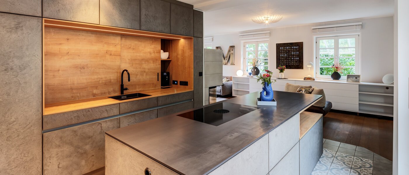 maison individuelle München Obermenzing 05 cuisine 14582