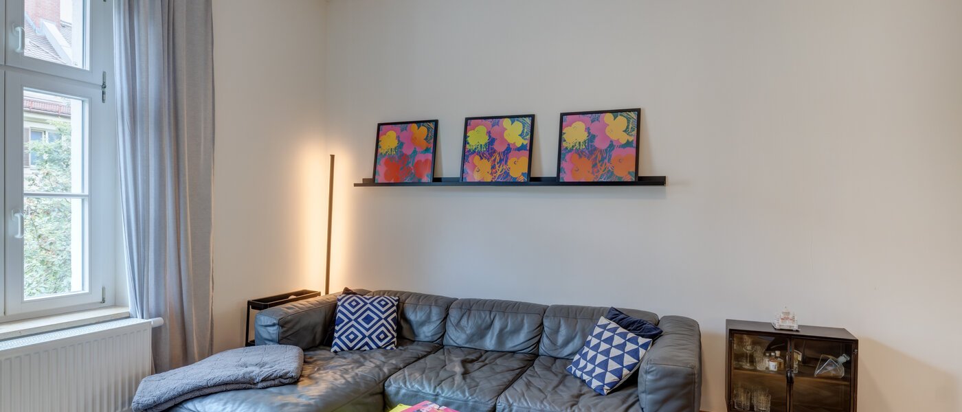 appartement München Altbogenhausen 02 salle de séjour 14584