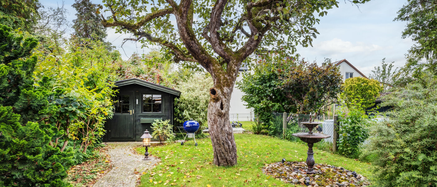 appartement style maisonnette München Fasangarten 01 jardin 14585