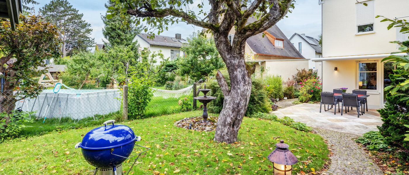 appartement style maisonnette München Fasangarten 02 jardin 14585