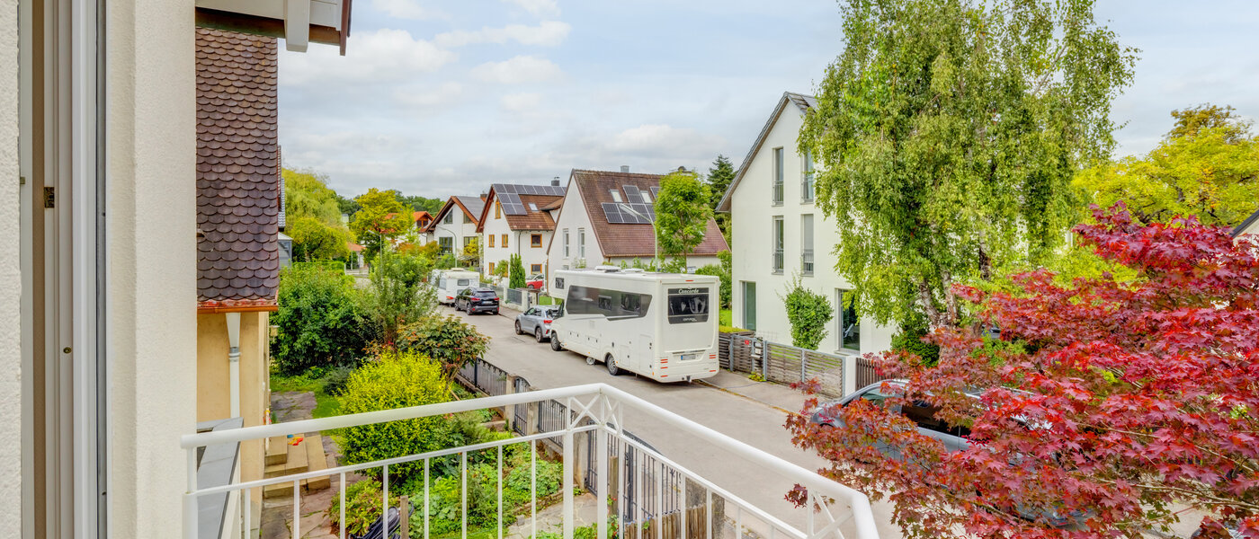 appartement style maisonnette München Fasangarten 03 balcon 14585