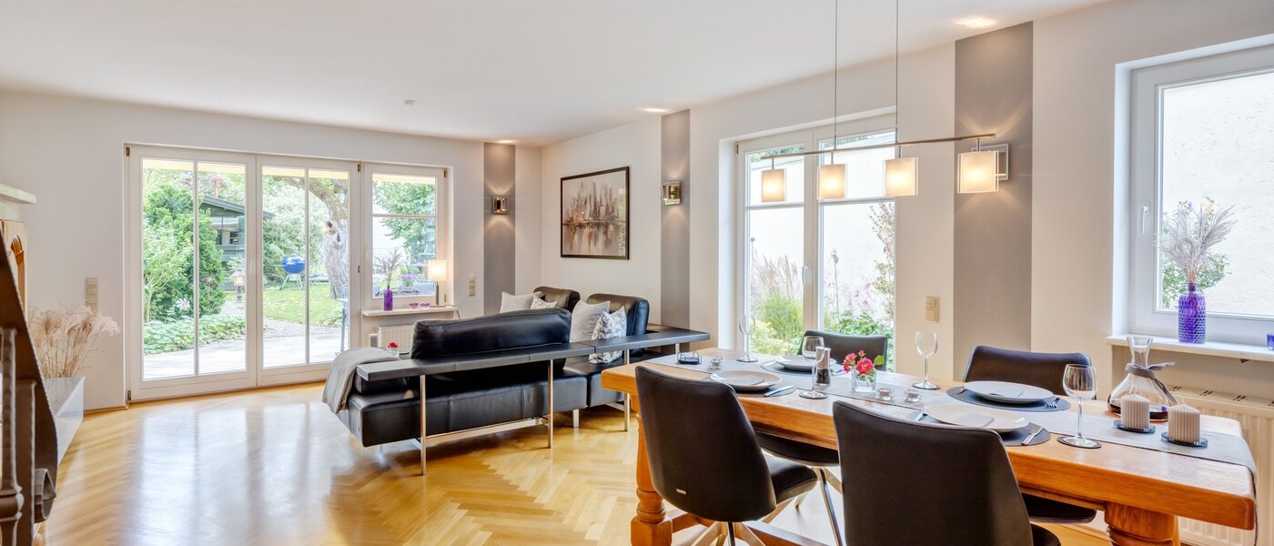 appartement style maisonnette München Fasangarten 04 pièce à vivre 14585