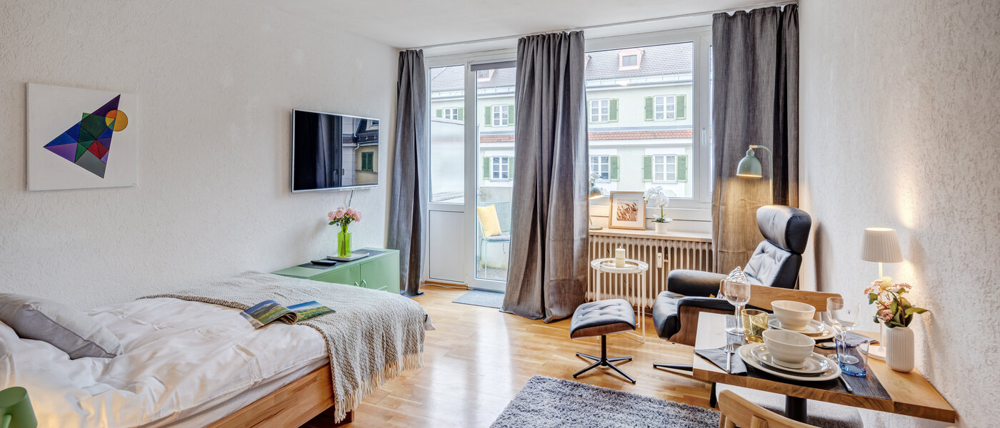 appartement München Neuhausen 01 pièce à vivre 14587