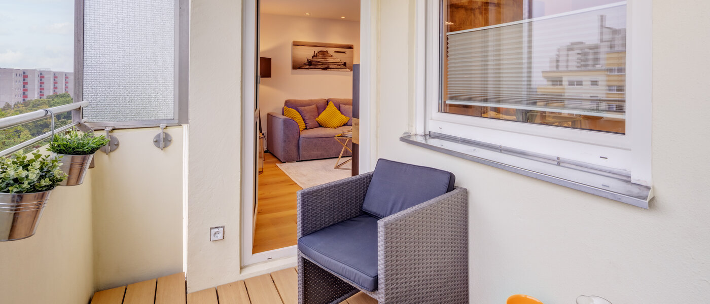 appartement München Westkreuz 03 balcon 14594