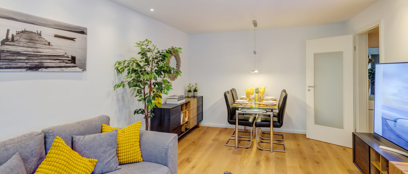 appartement München Westkreuz 03 salle de séjour 14594