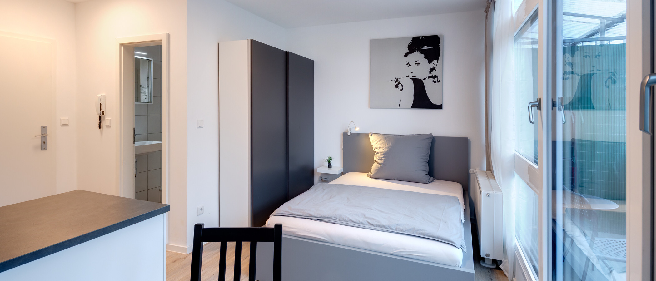 studio München Ramersdorf 03 pièce à vivre 14595