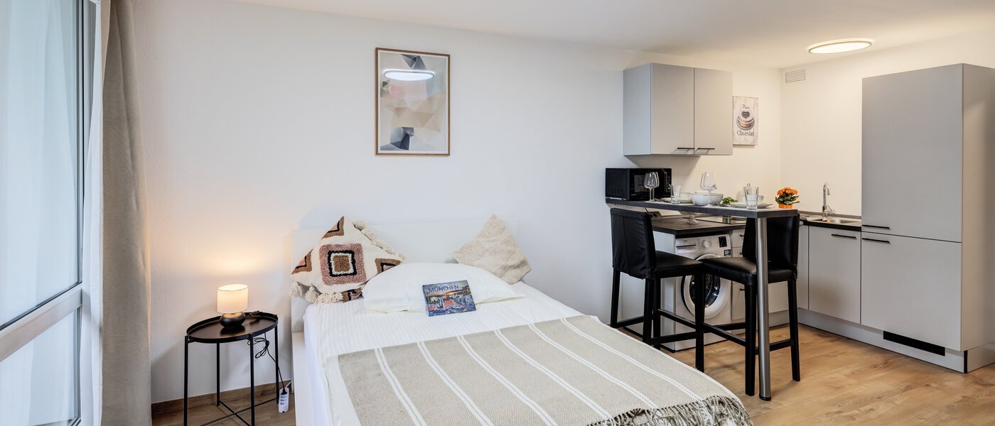 appartement München Berg am Laim 04 pièce à vivre 14607