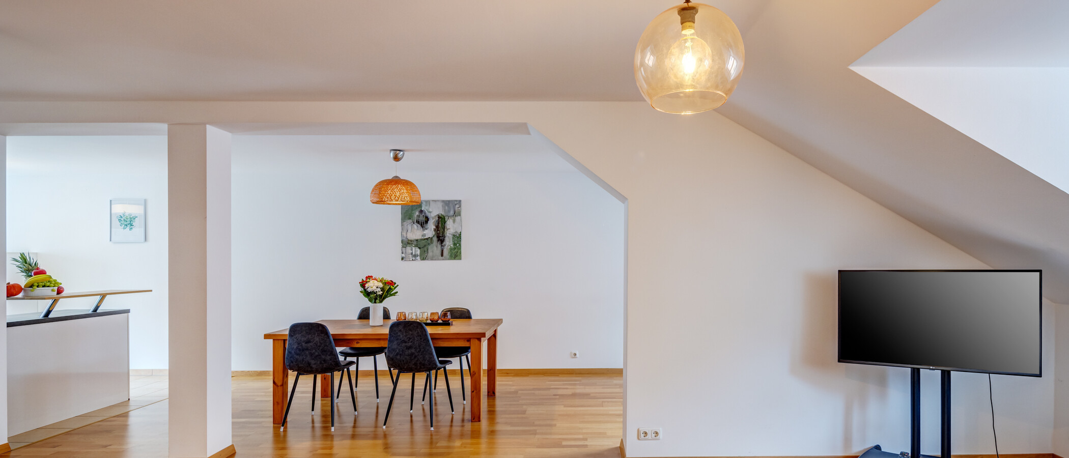 appartement sous les toits München Ludwigsvorstadt 04 pièce à vivre 14609