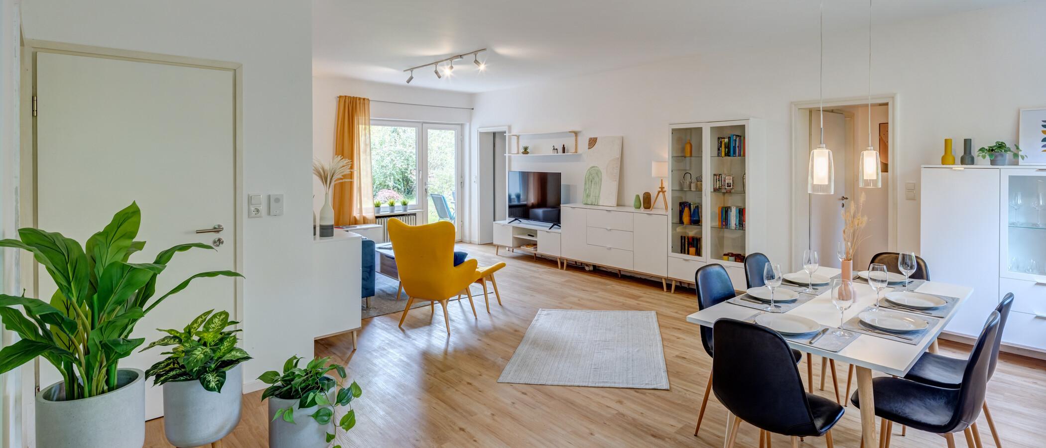 appartement avec jardin München Hadern 02 pièce à vivre 14610