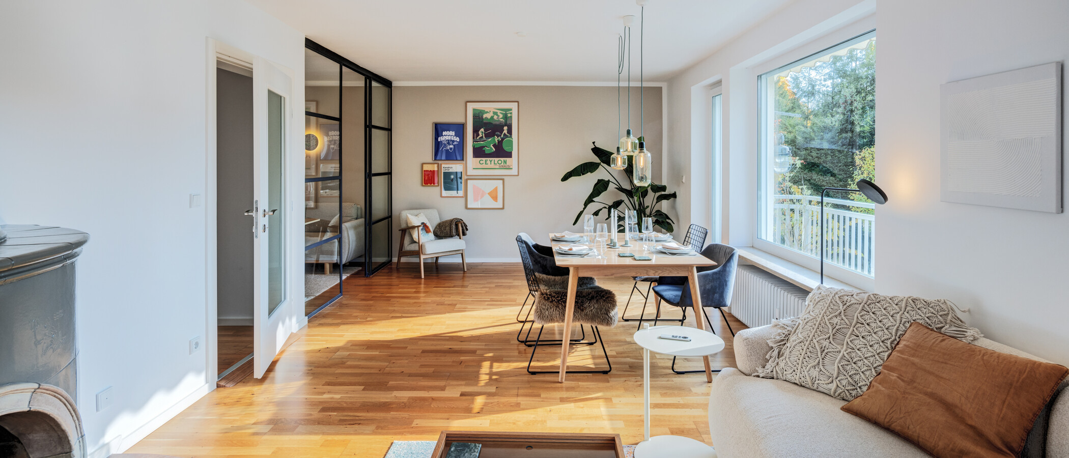 appartement München Harlaching 01 pièce à vivre 14618