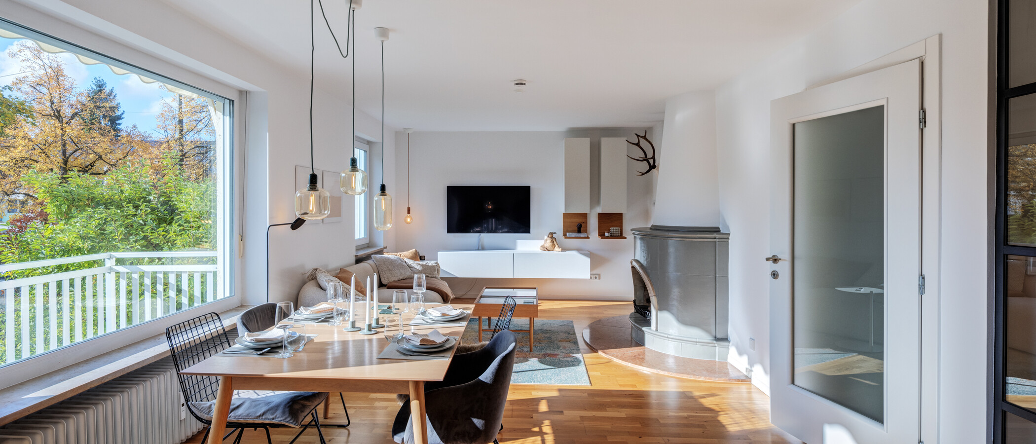 appartement München Harlaching 03 pièce à vivre 14618