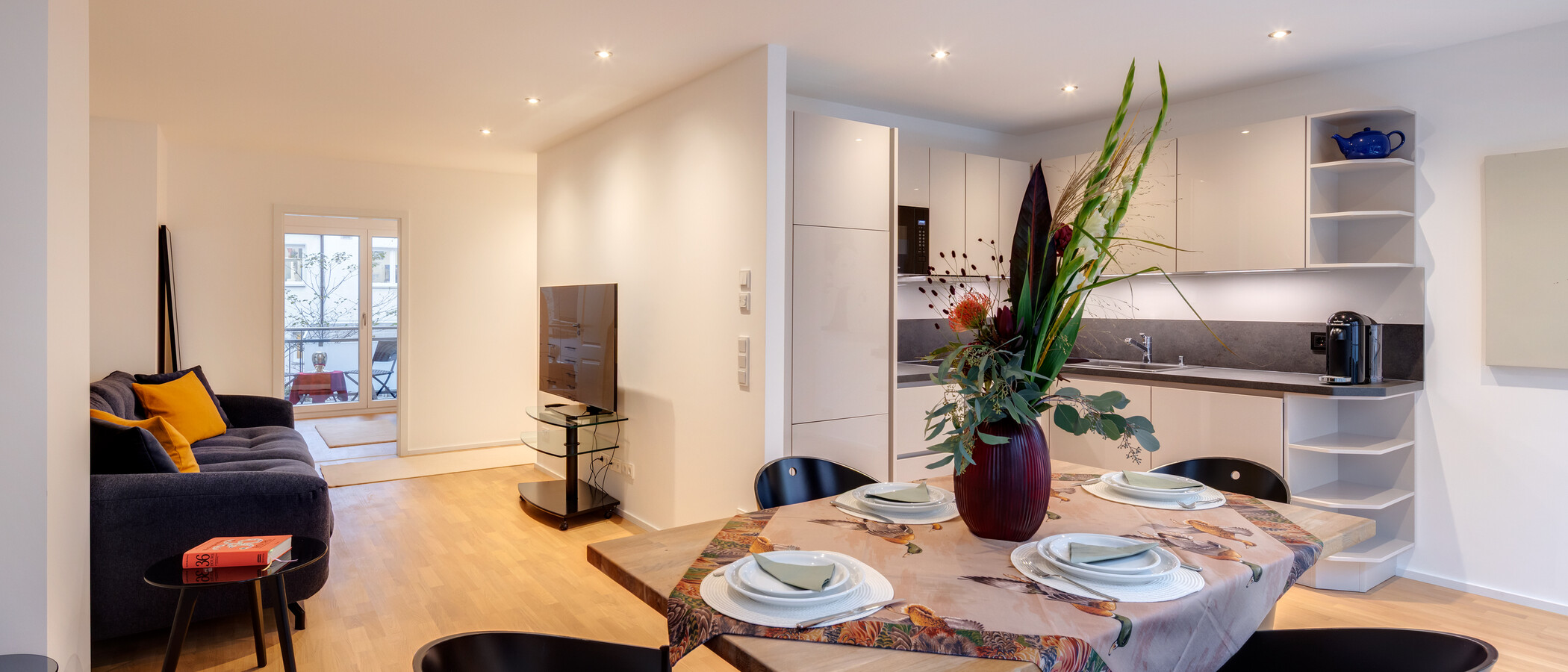 appartement München Maxvorstadt 04 pièce à vivre 14633