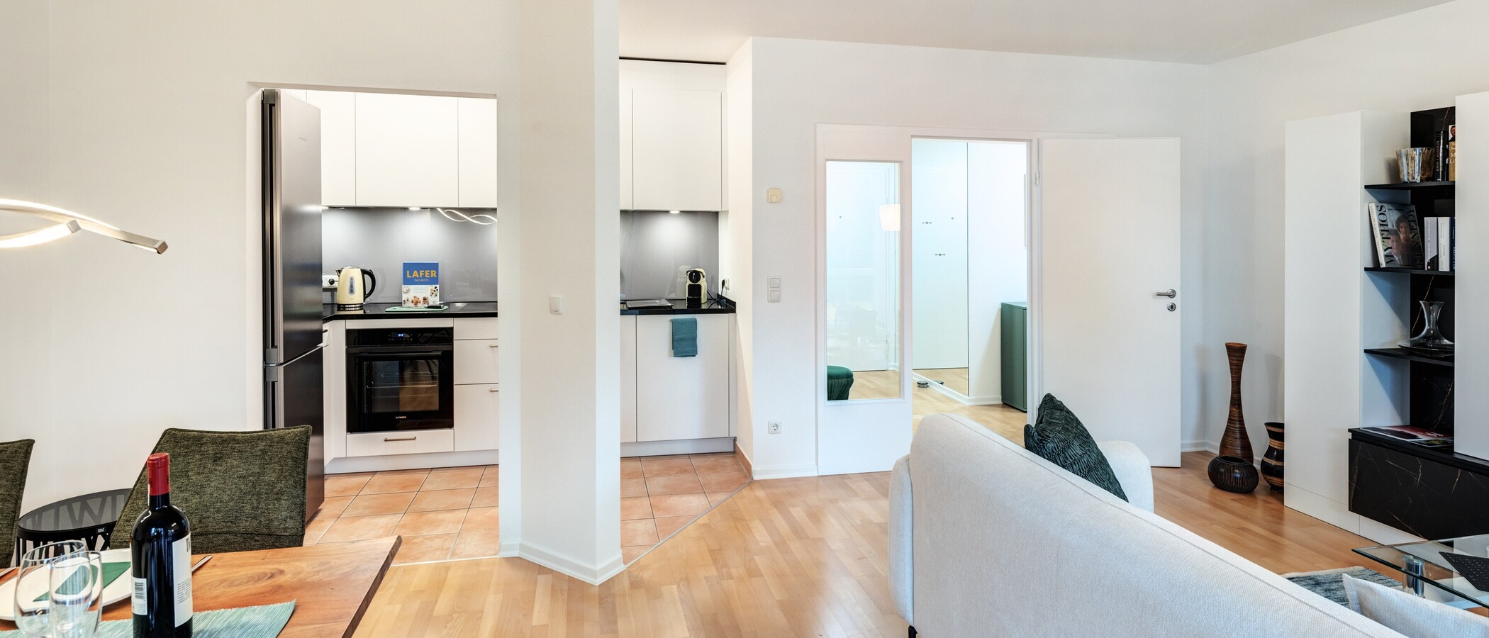 appartement avec jardin München Denning 03 pièce à vivre 14634