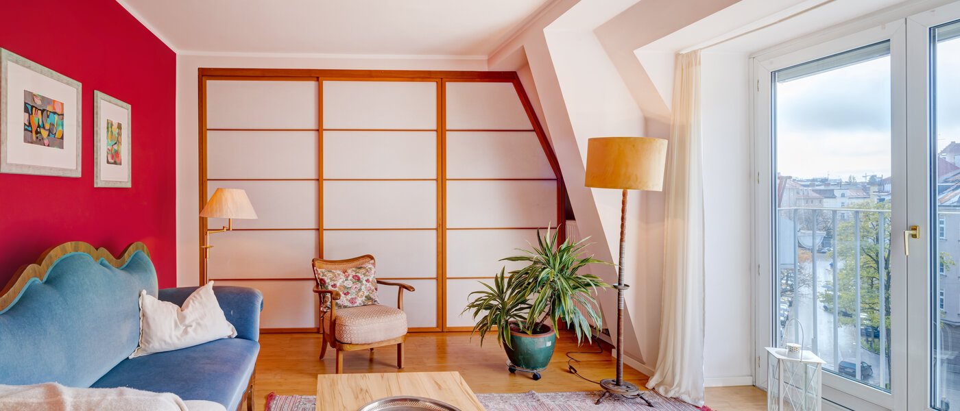 appartement sous les toits München Haidhausen 03 salle de séjour 14648