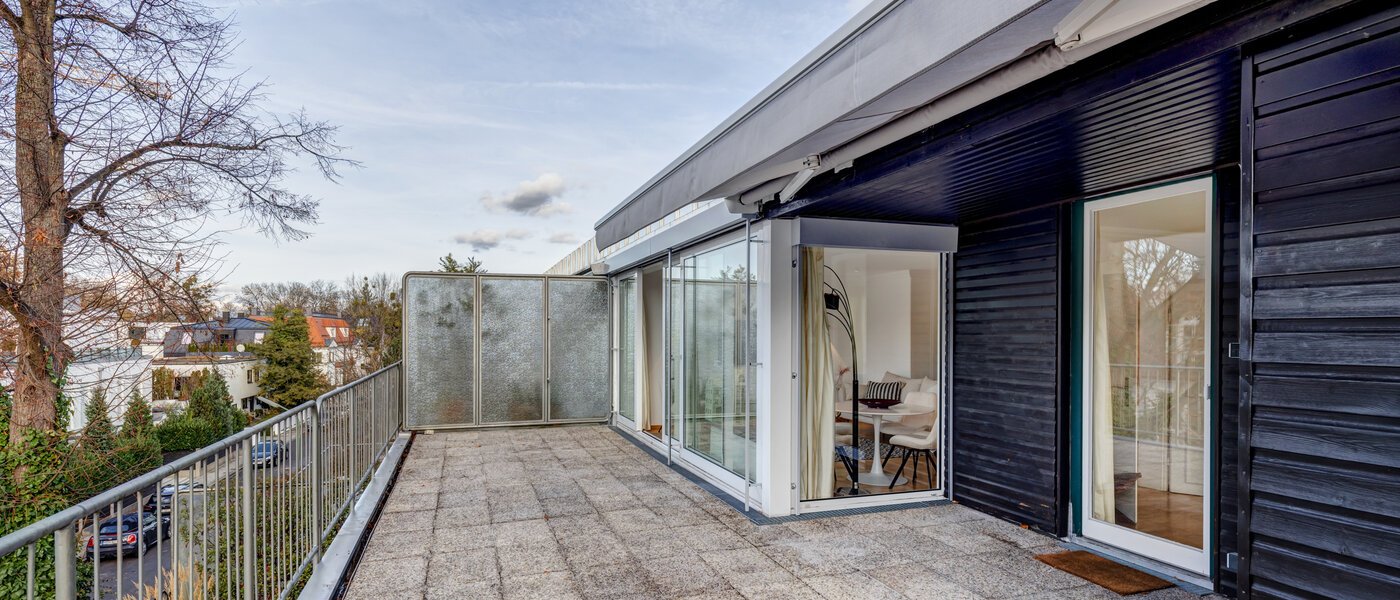 appartement München Herzogpark 01 1ére terrasse sur le toit 14652