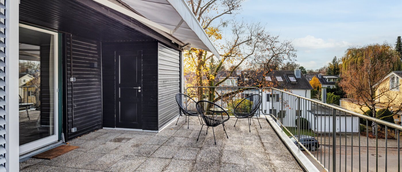 appartement München Herzogpark 03 1ére terrasse sur le toit 14652