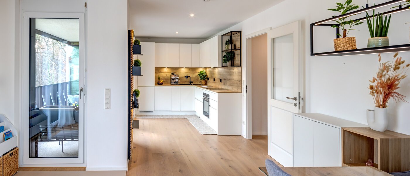 appartement style maisonnette Haar 03 pièce à vivre 14664