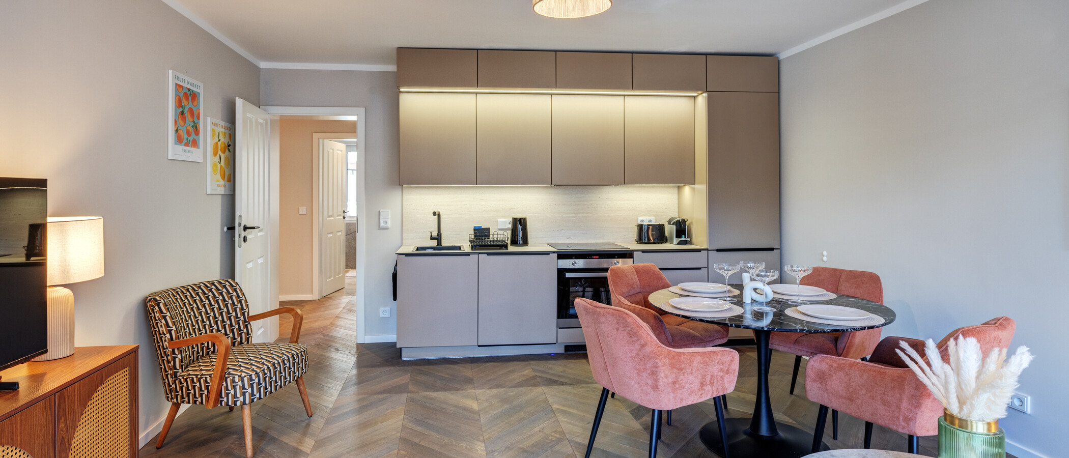 appartement München Nymphenburg 04 pièce à vivre 14667