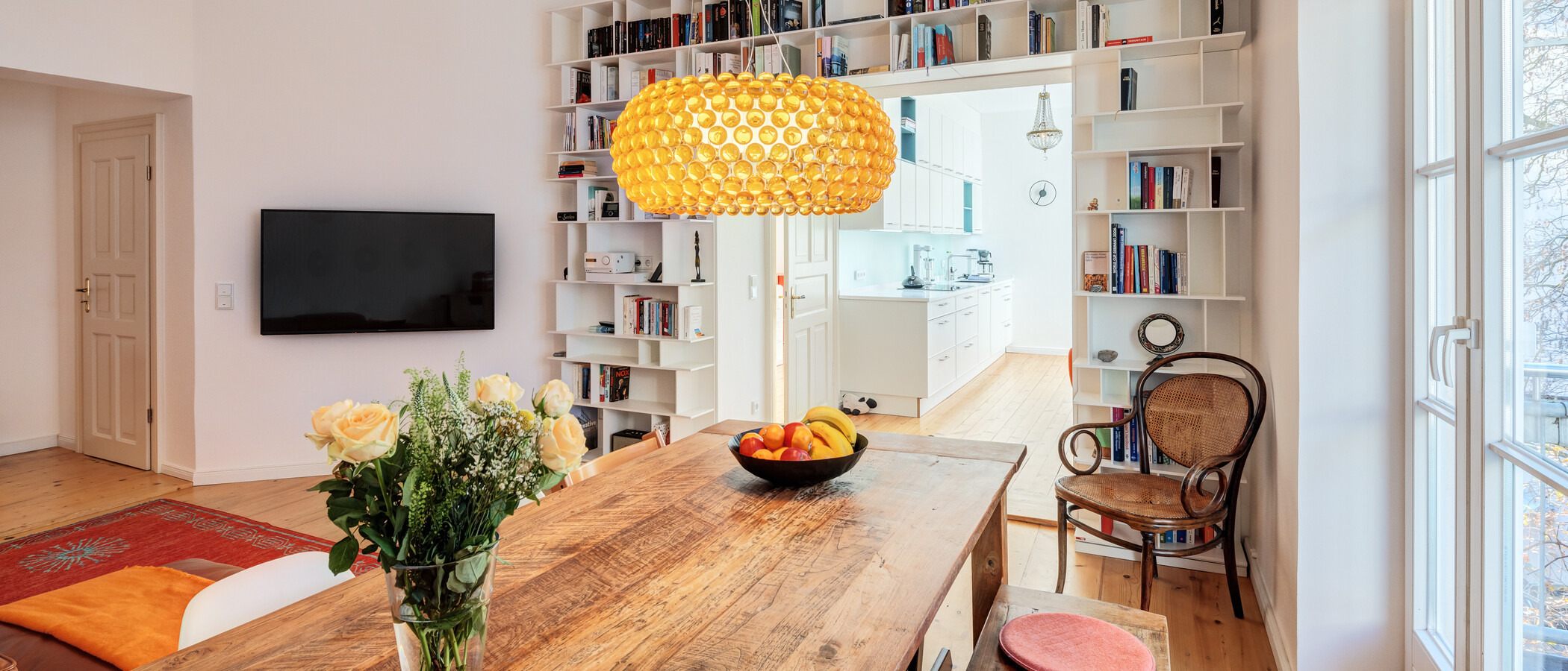 appartement München Ludwigsvorstadt 02 salle de séjour 14674