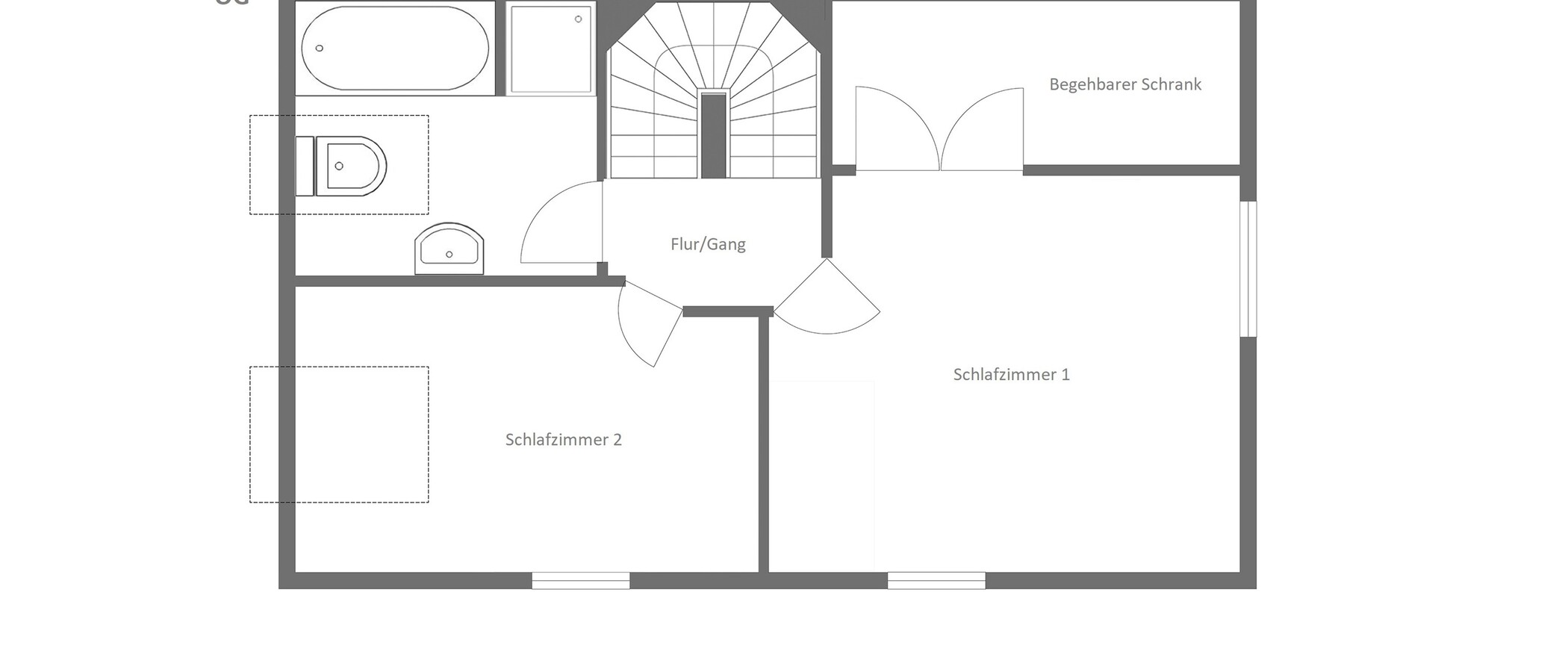 maison individuelle München Neuaubing 02 plan d'étage 14678