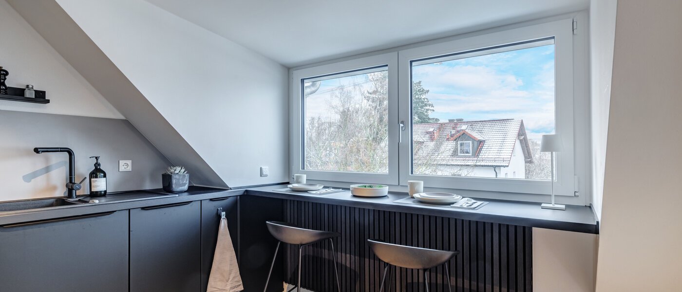 appartement sous les toits München Allach 03 cuisine 14692