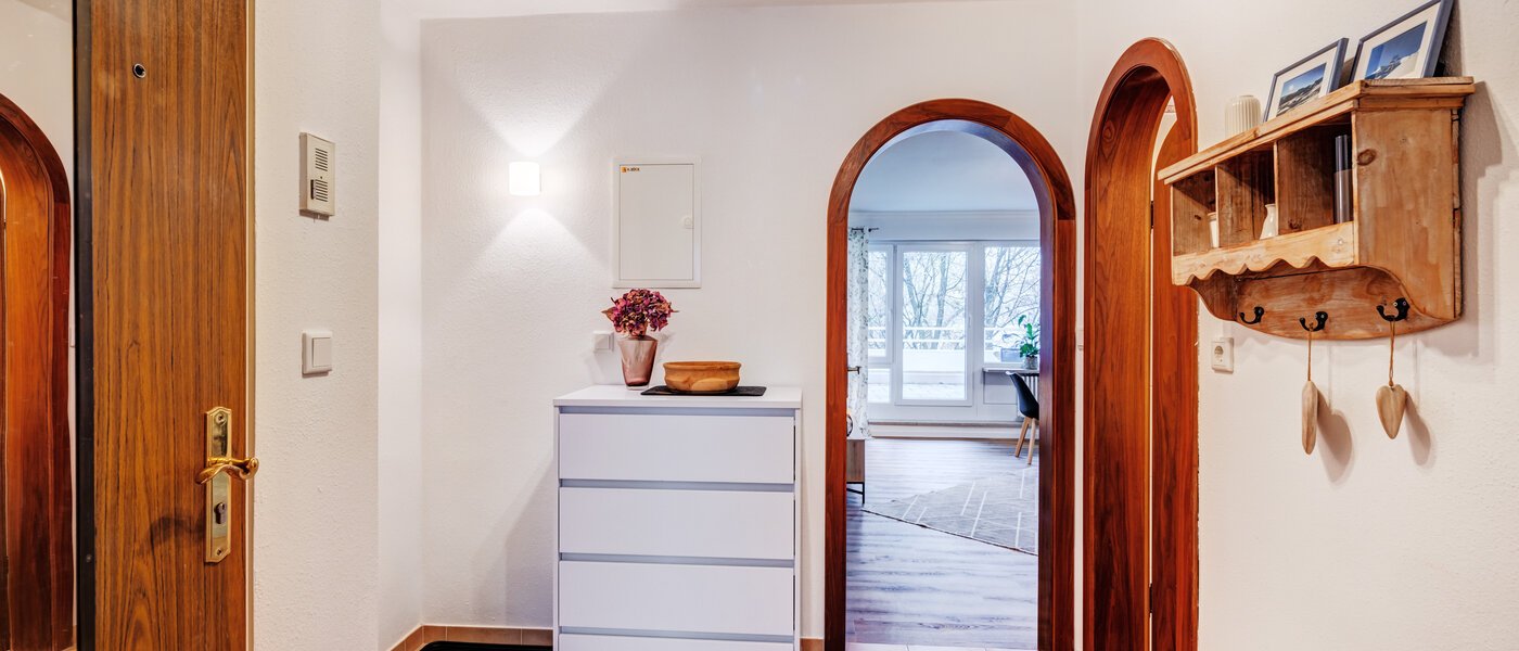 appartement avec terrasse sur le toit München Nymphenburg 03 entrée/couloir 14694