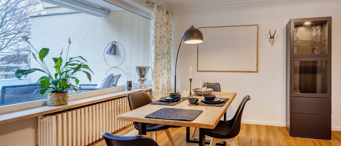 appartement avec terrasse sur le toit München Nymphenburg 02 salle de séjour 14694