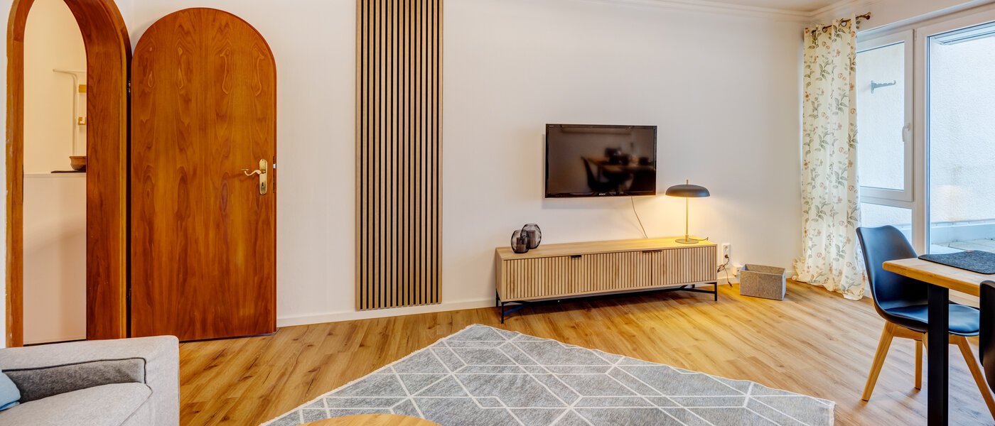 appartement avec terrasse sur le toit München Nymphenburg 04 salle de séjour 14694