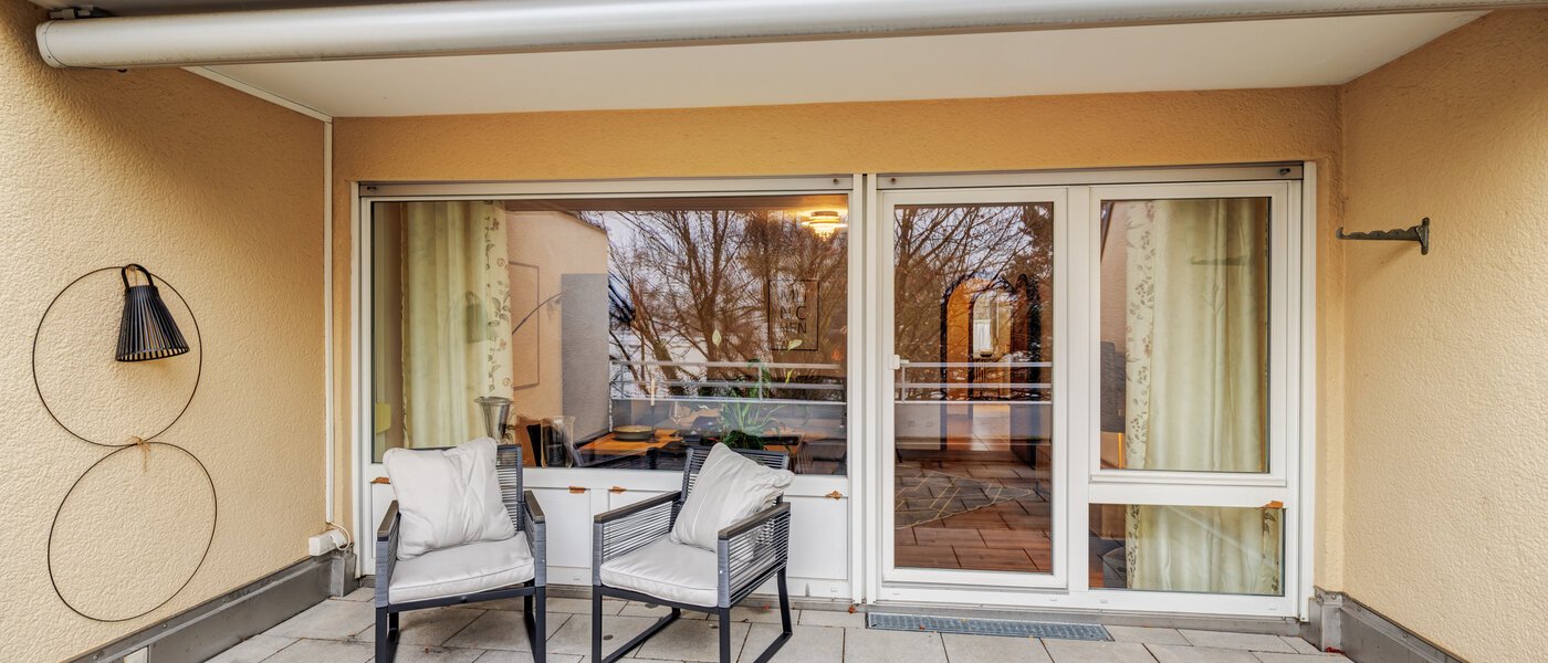 appartement avec terrasse sur le toit München Nymphenburg 01 1ére terrasse sur le toit 14694