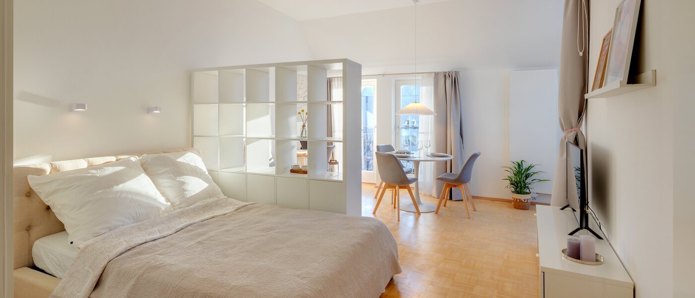 appartement sous les toits München Neuhausen 01 pièce à vivre 14695