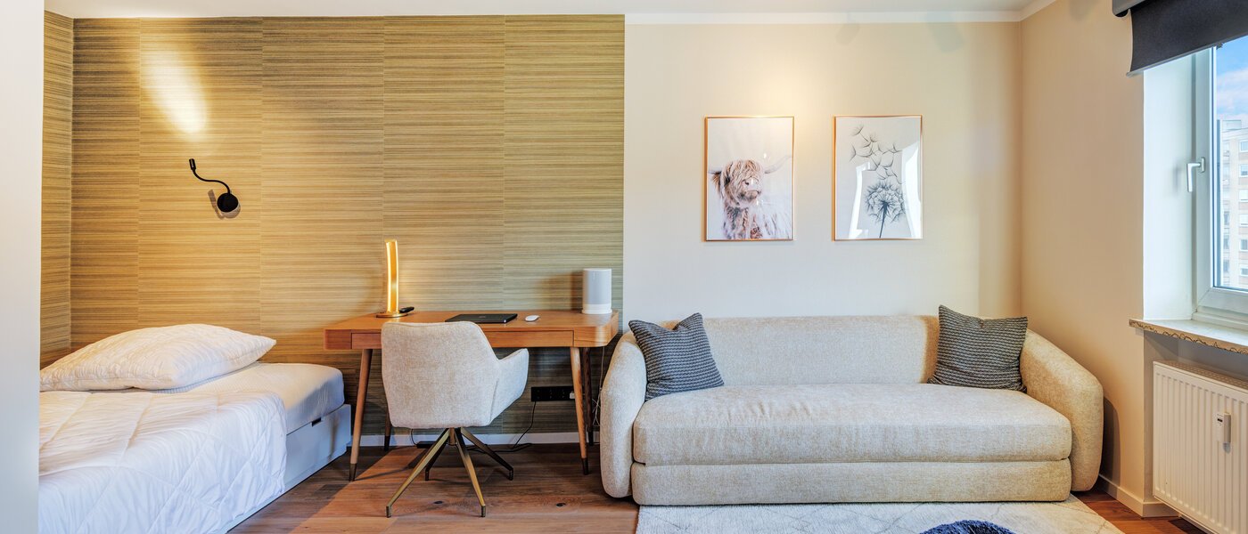 appartement München Untersendling 01 pièce à vivre 14698