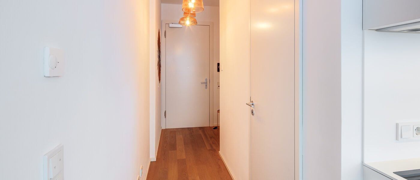 appartement avec terrasse sur le toit München Neuhausen 02 entrée/couloir 14699