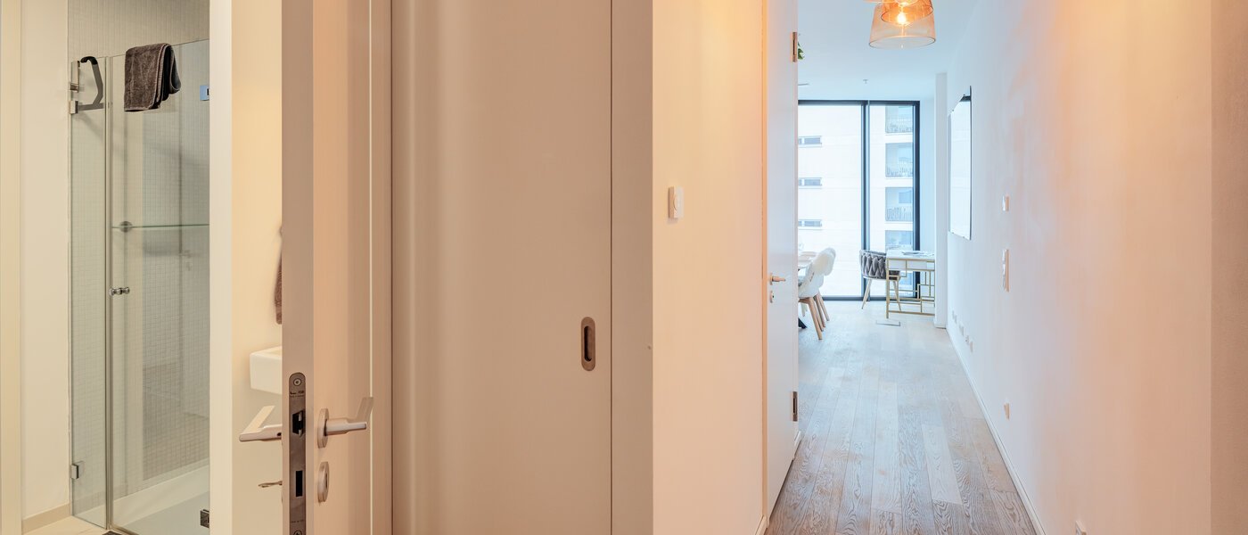 appartement avec terrasse sur le toit München Neuhausen 03 entrée/couloir 14699