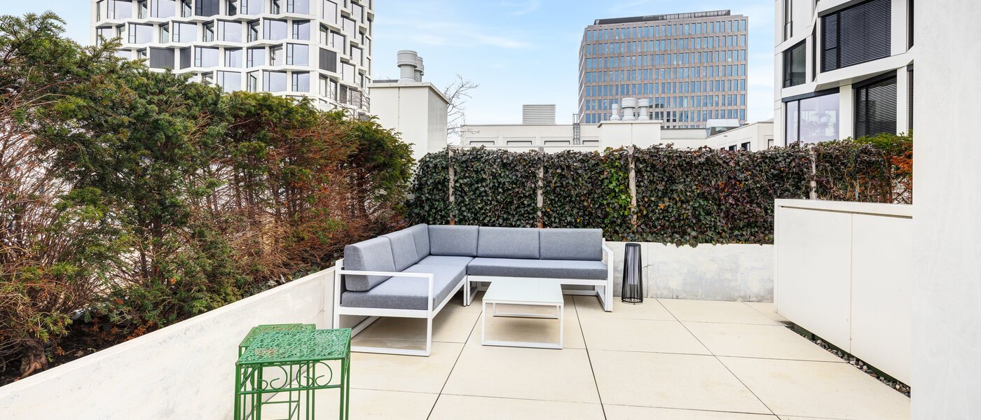 appartement avec terrasse sur le toit München Neuhausen 01 terrasse sur le toit 14699