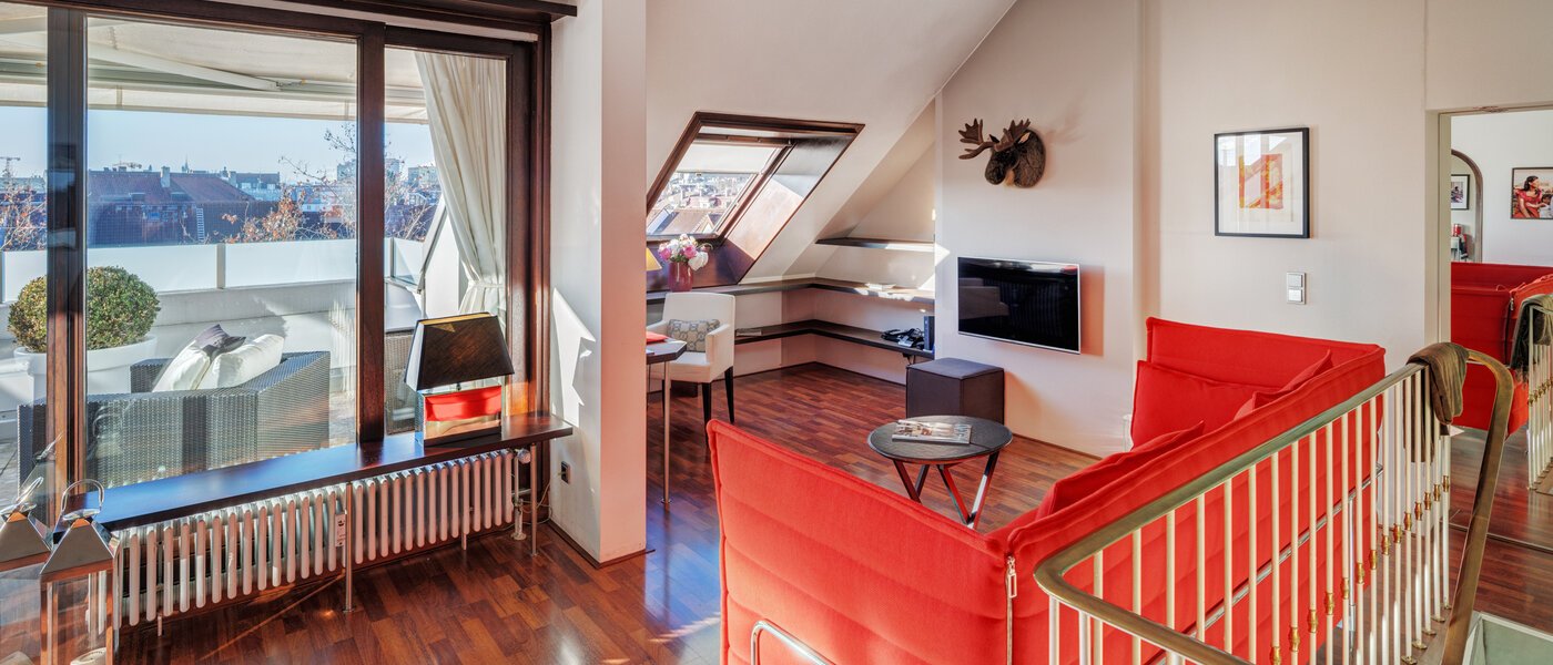 appartement style maisonnette München Maxvorstadt 02 pièce à vivre 14710