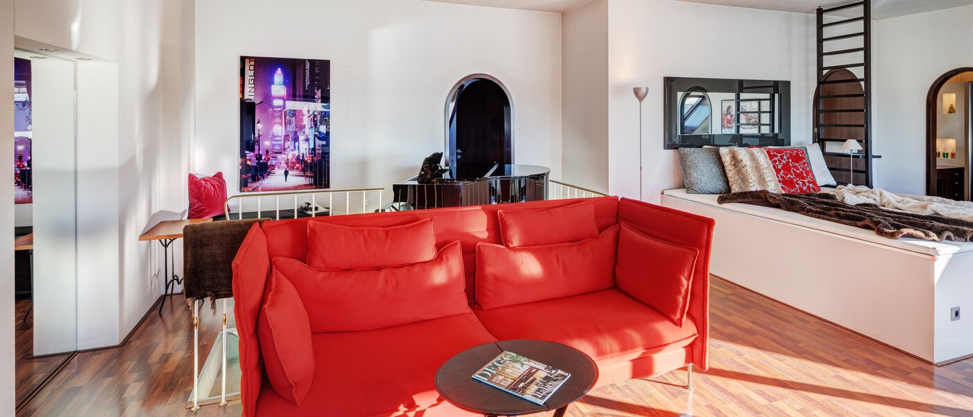 appartement style maisonnette München Maxvorstadt 05 pièce à vivre 14710