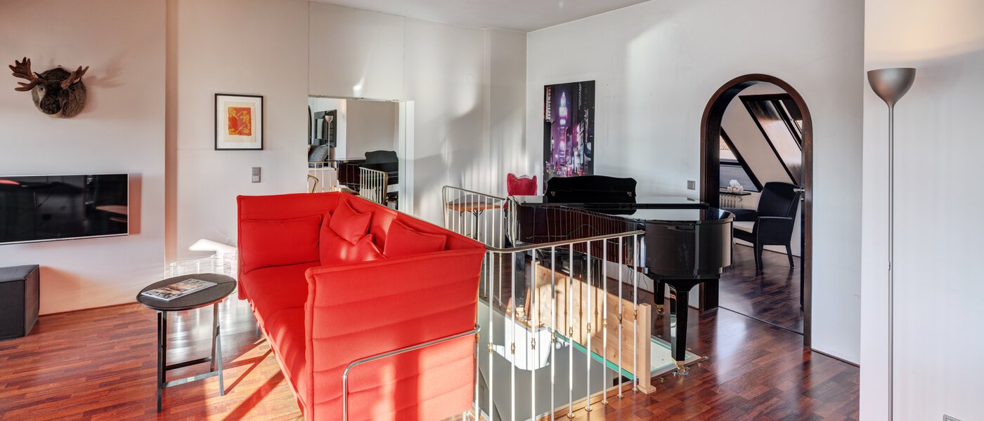 appartement style maisonnette München Maxvorstadt 06 pièce à vivre 14710