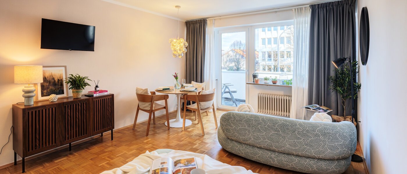 appartement München Obermenzing 01 pièce à vivre 14712