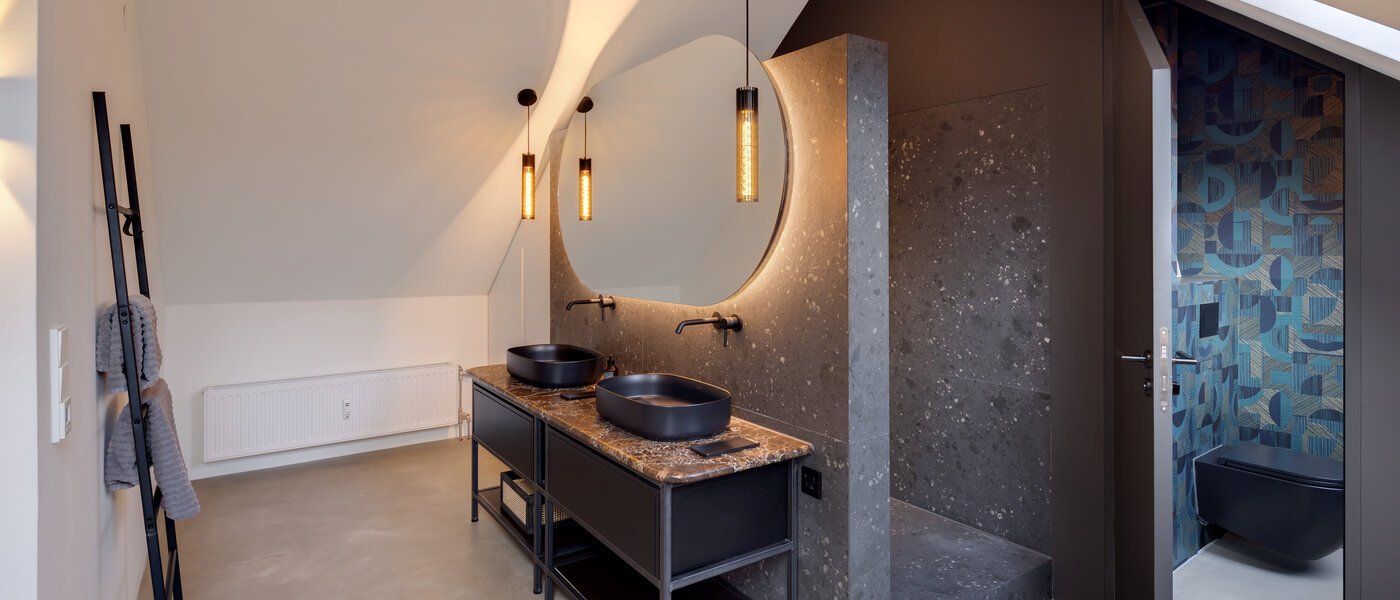 appartement style maisonnette München Glockenbachviertel 06 salle de bain 14717