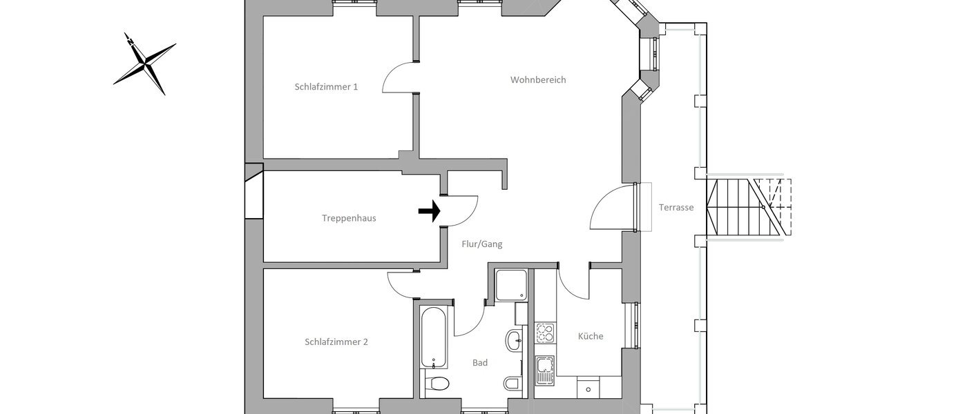 appartement München Moosach 01 plan d'étage 14720