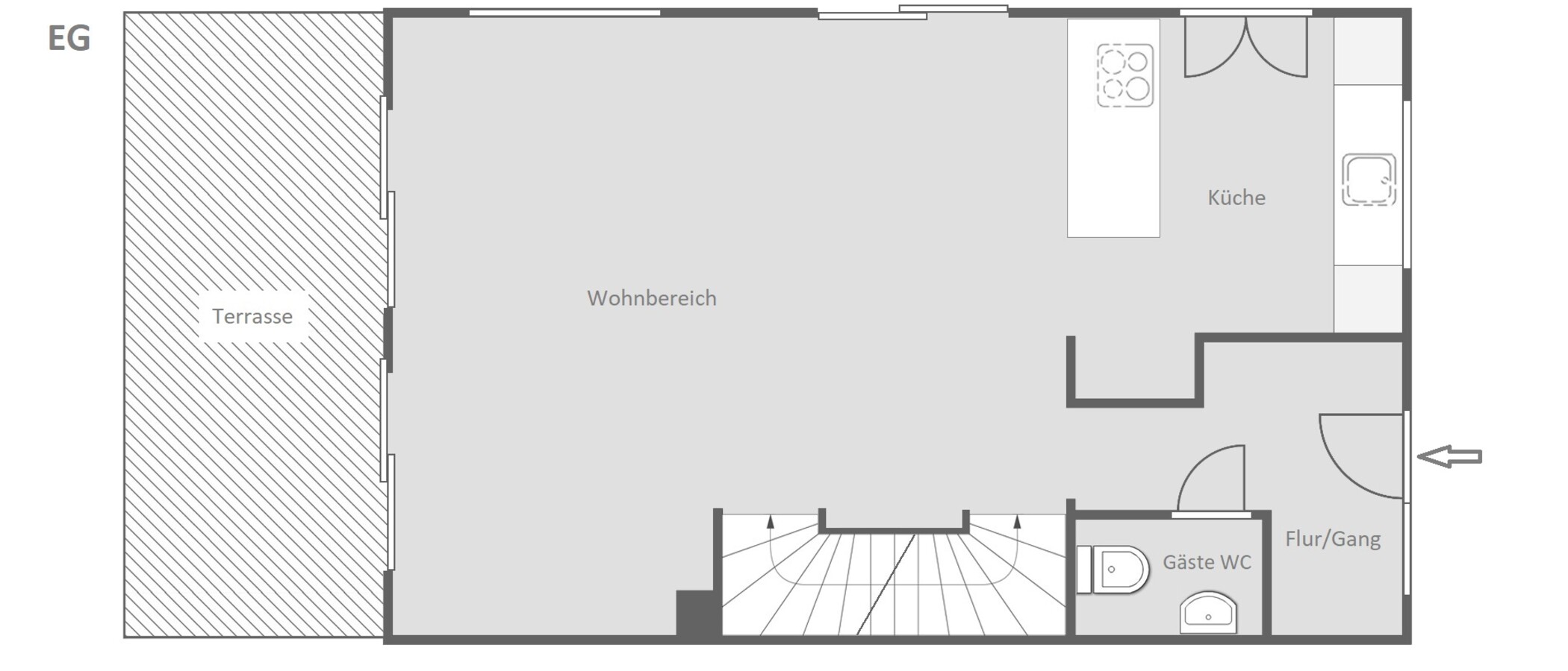 maison mitoyenne München Pasing 01 plan d'étage 14721