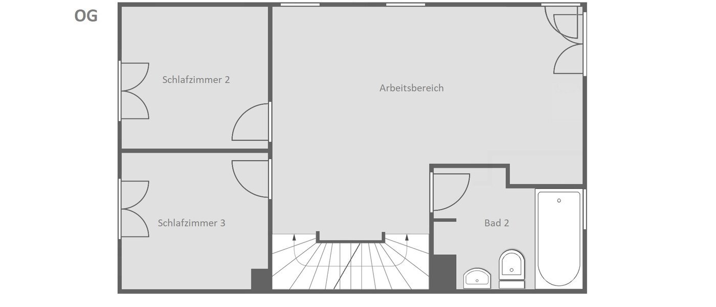 maison mitoyenne München Pasing 02 plan d'étage 14721