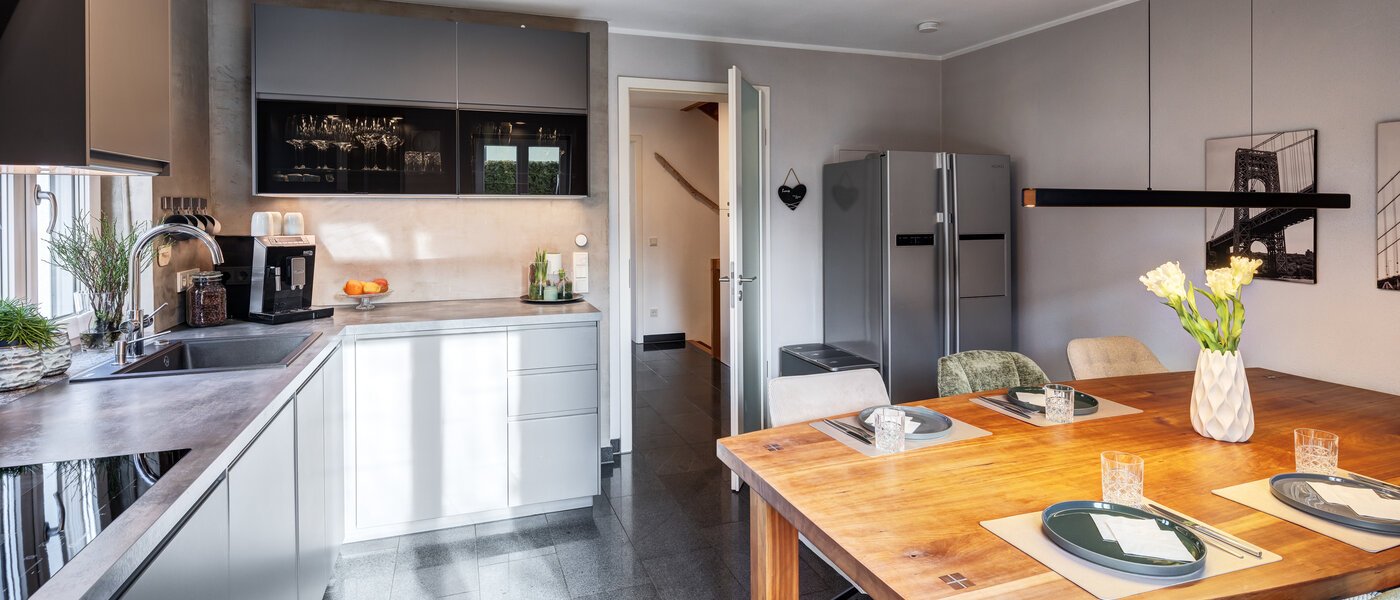 dernière maison de la rangée de maisons mitoyennes München Untermenzing 03 cuisine 14723