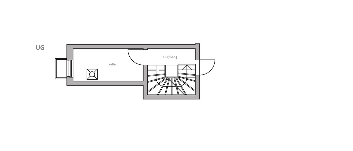 dernière maison de la rangée de maisons mitoyennes München Untermenzing 04 plan d'étage 14723