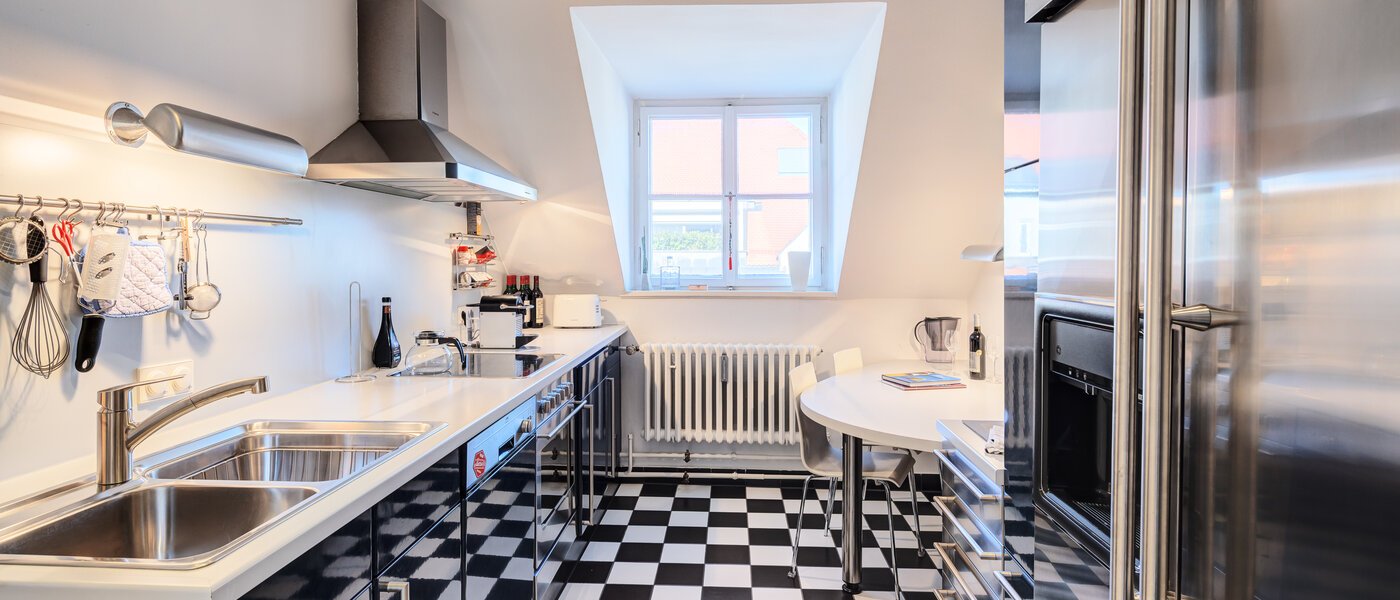 appartement avec terrasse sur le toit München Schwabing-West 01 cuisine 14731