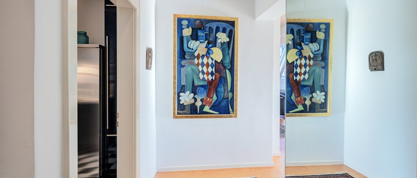 appartement avec terrasse sur le toit München Schwabing-West 02 entrée/couloir 14731