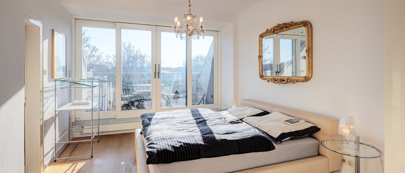 appartement avec terrasse sur le toit München Schwabing-West 01 chambre 14731