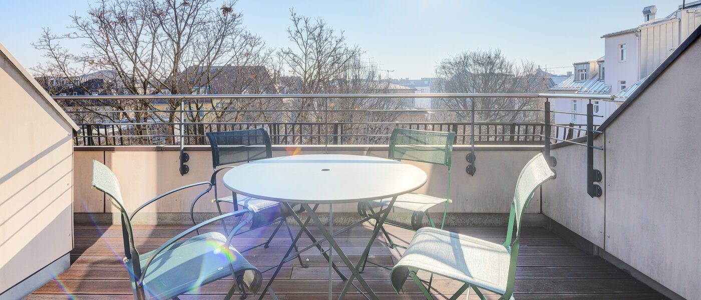 appartement avec terrasse sur le toit München Schwabing-West 02 terrasse sur le toit 14731