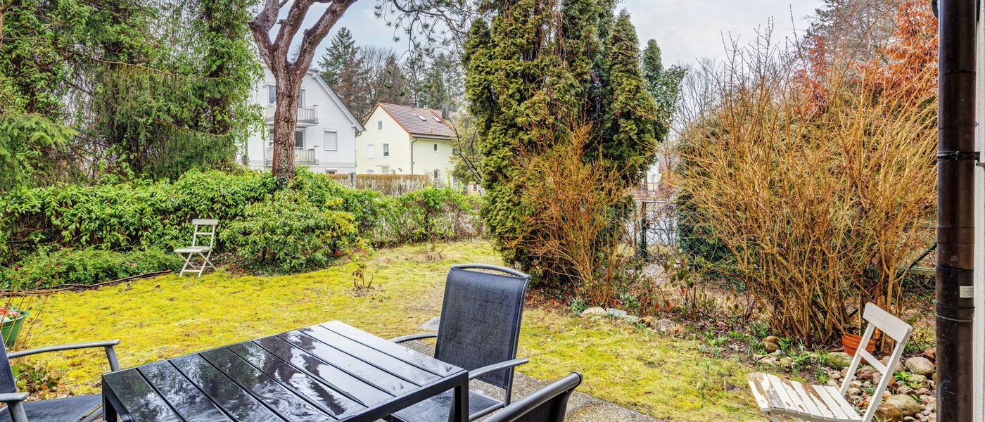 appartement München Trudering 01 jardin 14735